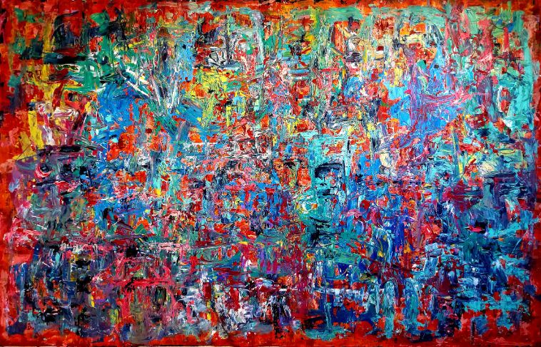 درخشش آثار فریدالله ادیب‌آیین در موزه دیدی؛ هم‌آوایی رنگ و موسیقی	